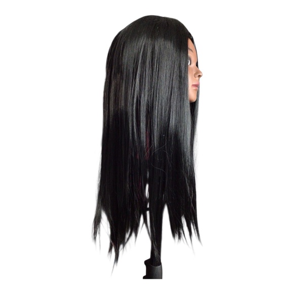 Black Straight Hair Wig with Sleek Shine NWT - Picture 7 of 7